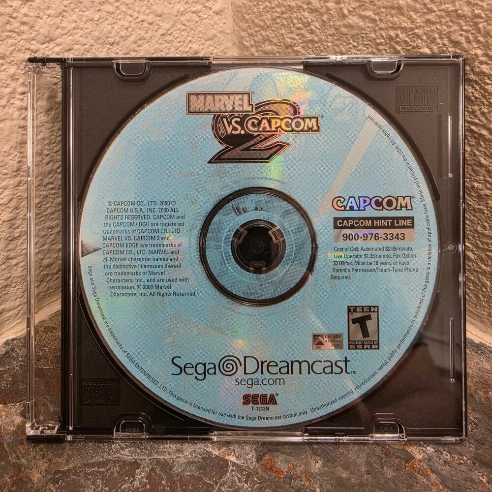 Game - Marvel vs. Capcom 2 - Dreamcast - Sega - Capcom